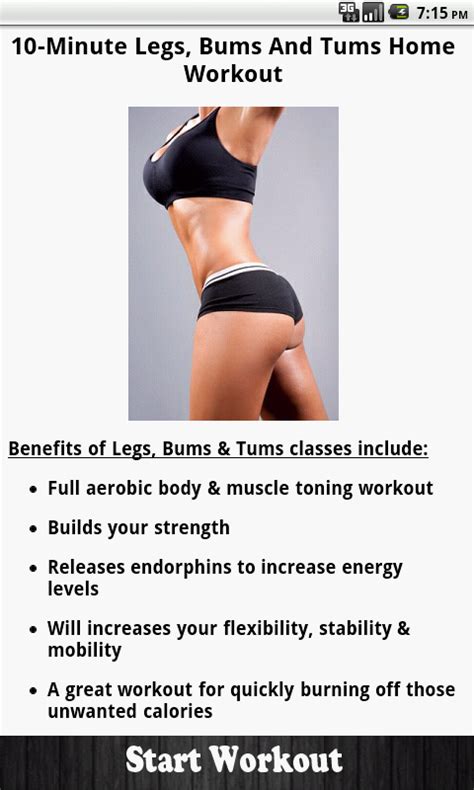 Legs Bums And Tums Home Workout Workoutwalls