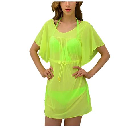 13 Colors 2016 New Women Skirt Beach Dress Sexy Bikini Swimwear Cover Ups Plus Size Bathing