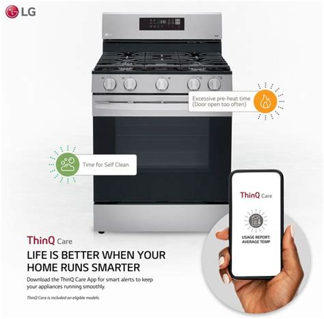 Lg 30 Free Standing Gas Convection Smart Range With Air Fry Grand Appliance And Tv