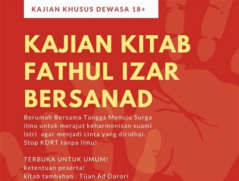 Kajian Kitab Fathul Izar Dan Kitab Tijan Ad Durori Blog Pesantren