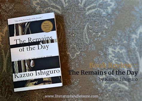 Book Review The Remains Of The Day Litandleisure