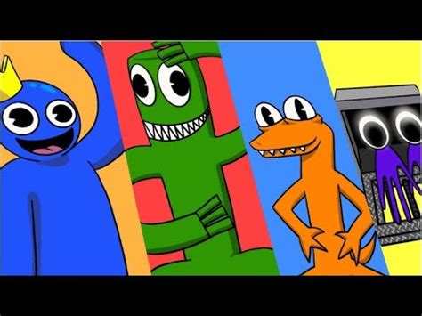 Drawing Corrupted Exe Rainbow Friends Concept L Roblox Paranoid Meme