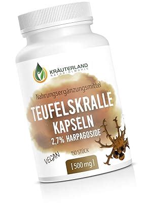 Kräuterland Teufelskralle Extrakt Kapseln 150 Teufelskrallekapseln