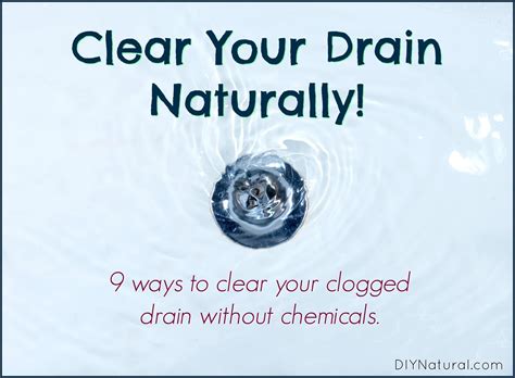 Natural Drain Cleaner 9 Ways To Clear Clogged Drains Without Chemicals