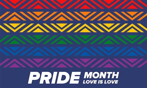 Mes del orgullo lgbt en junio lesbianas gay bisexual transgénero lgbt bandera del arco iris