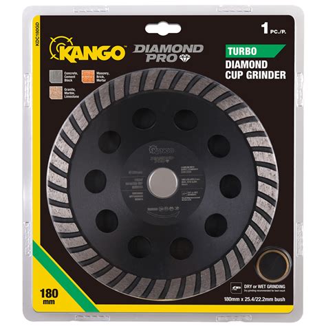 Kango 180mm Turbo Diamond Cup Grinder Bunnings Warehouse