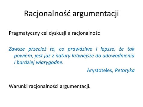 Logika I Argumentacja Dla Prawnik W Ppt Pobierz