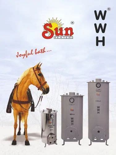 Sun Heaters Coal Fired 80 Liter Stainless Steel Hot Water Boiler