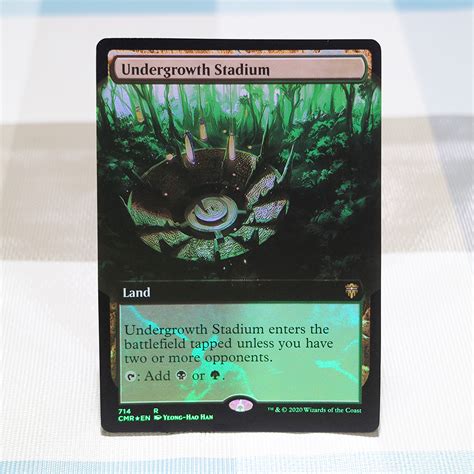 Undergrowth Stadium Extended Art Commander Legends Cmr Foil Mtg