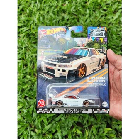 Jual Hot Wheels Premium Boulevard Lb Er Super Silhouette Nissan Skyline Original Shopee