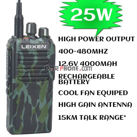 LEIXEN VV-25 Genuine 25W Professional Two-way Radios - Digital Mobile ...