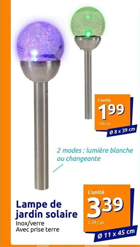 Promo Lampe De Jardin Solaire Chez Action ICatalogue Fr