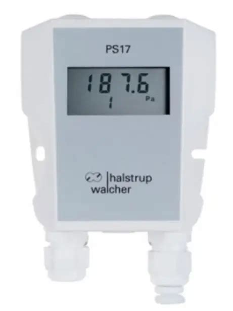 Halstrup Walcher Ps17 Differential Pressure Transmitter Instruction Manual