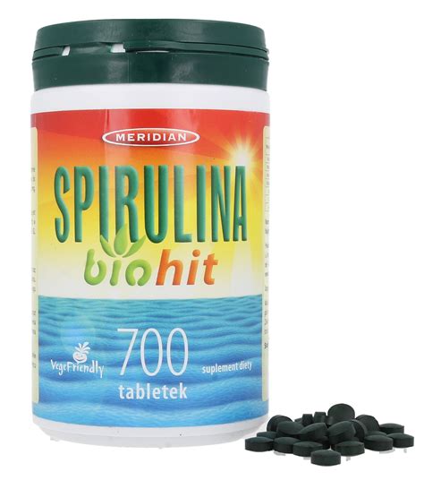 Biohit Spirulina 700 Tabletek Chlorella Super Alga