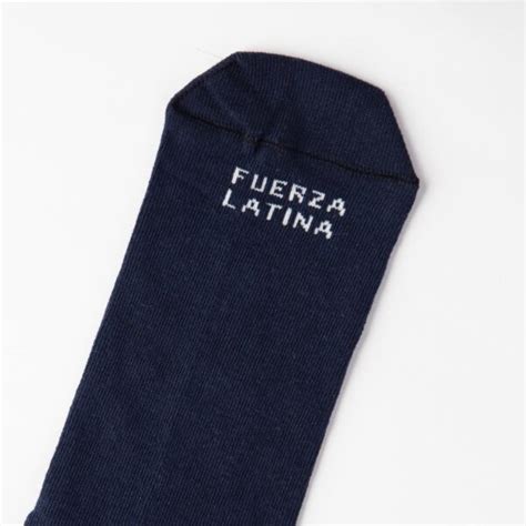 Meia Am Rica Latina Marinho Fuerza Latina