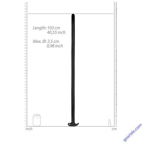 Ass Snake Dildo Cm Black Grip Handle Flexible Shot Toys