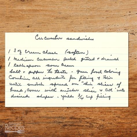 cucumber tea sandwiches recipes