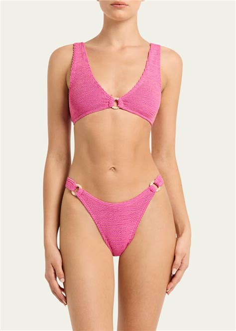 Bond Eye Swim Ring Scout Crop Bikini Top Bergdorf Goodman