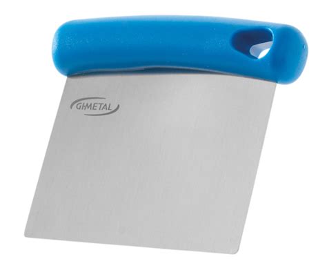 Скребок/разделитель теста; сталь нерж., пластик; L=115, B=80мм GI.METAL ...