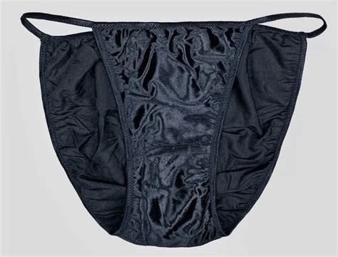 Satin String Bikini Panties Second Skin Satin P Gem