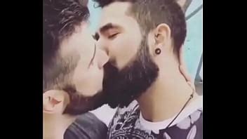 Hot Gay Kiss Between Two Bearded Guys Gaylavida Xvideos