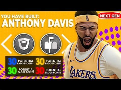 I Made Anthony Davis Exact Build On Nba K Youtube