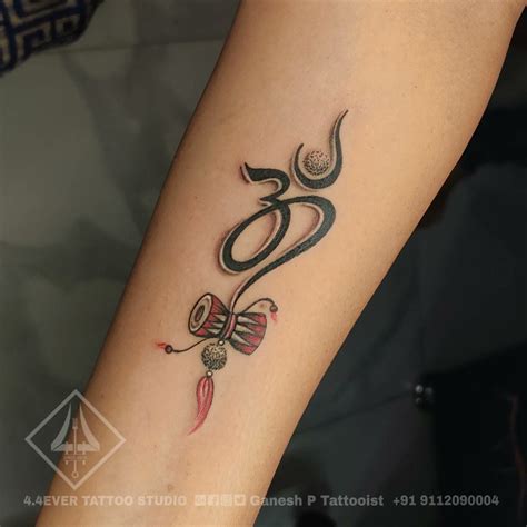 Details 54 Trishul With Damru Tattoo Super Hot Incdgdbentre