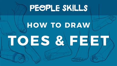 how to draw toes