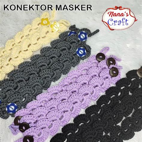 Jual Konektor Masker Hijab Rajut Shopee Indonesia