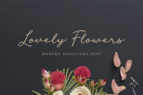 Floral Script Font