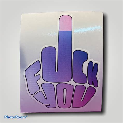 FUCK YOU STICKER Killergraffix