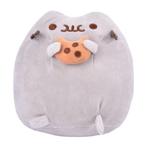 Плюшевая мягкая игрушка Кот Пушин с печеньем 15х15 см Pusheen Cat ...