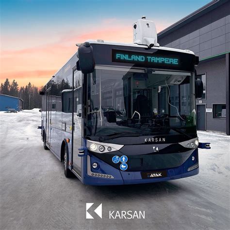 Karsan Unveils Finland S First Self Driving Electric Bus The