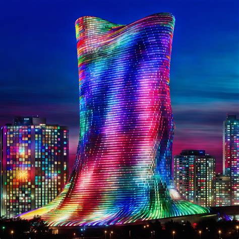 Illuminated Marvel: A Fusion of Art and Architecture