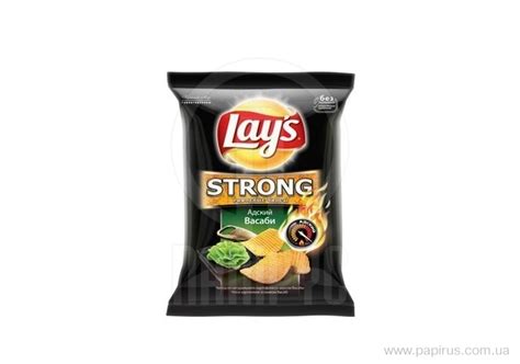 Купить Чипсы Lay's Strong адский васаби - ПАПИРУС
