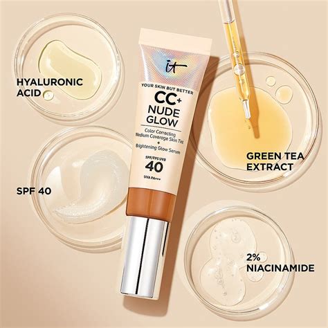 K B Cc Nude Glow Spf Foundation Neutral Medium Fra It Cosmetics Matas