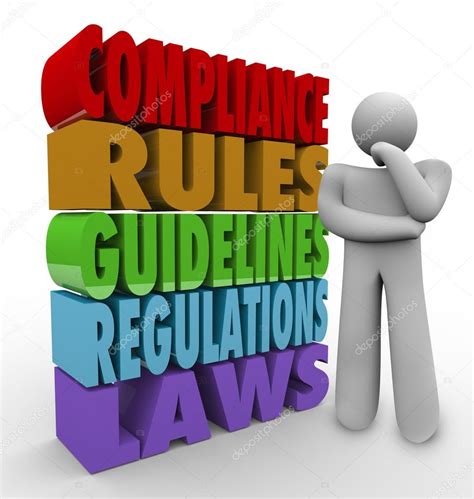 compliance rules thinker guidelines legal regulations stock