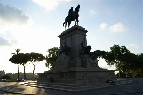 Equestrian Statue Of Giuseppe Garibaldi Free Stock Photo - Public ...