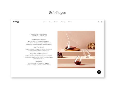 Nude Glass Website Design On Behance