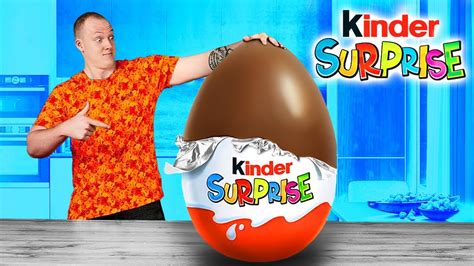 G Ant Kinder Surprise Comment Faire Le Plus Grand Du Monde Diy Kinder