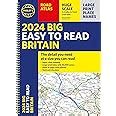 2024 Philip S Big Easy To Read Britain Road Atlas Spiral A3 Philip