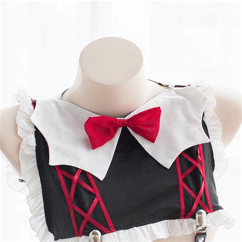 Womens Sexy Anime Cosplay Lingerie Lolita Catgirl Costume Micro Bikini Set Kawaii Bra And Panty