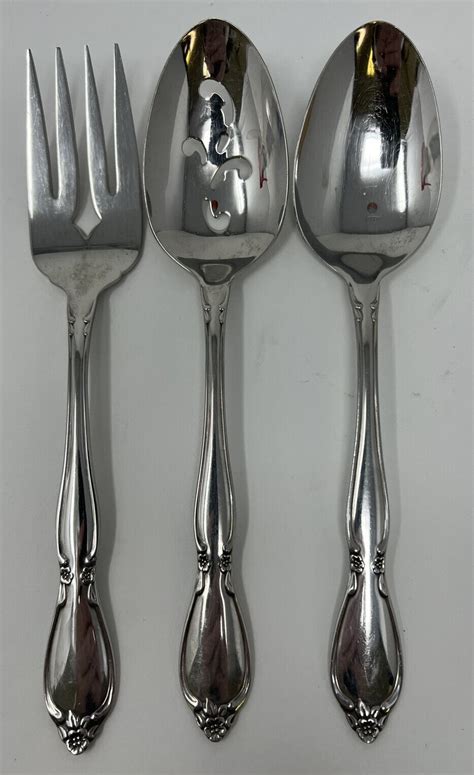 Oneida Chatelaine Pc Serving Set Spoons Fork Community Stainless