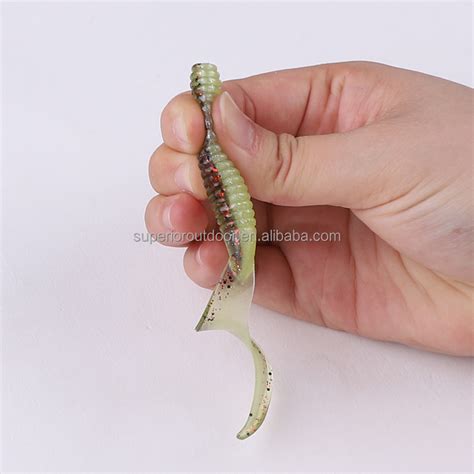 Superiorfishing Curlytail Bait 60mm 1 8g Soft Bait Soft Pvc Fishing