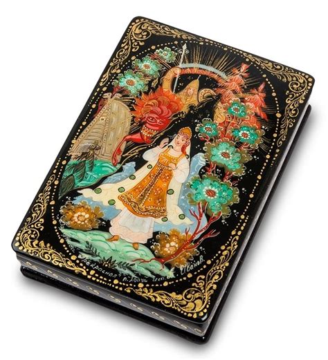 Шкатулка «Василиса прекрасная» (художник Иванов) | Russian art ...