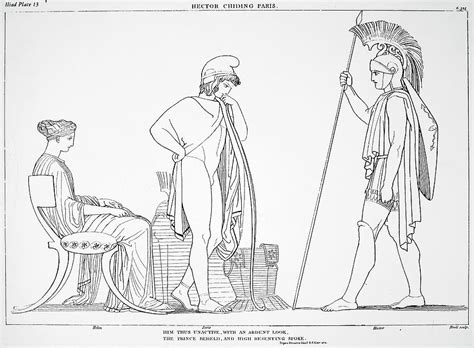 Homer The Iliad Drawing By Granger Fine Art America