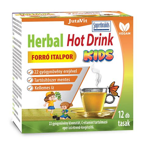 JutaVit Herbal Hot Drink Kids forró italpor 12x Mpatika hu