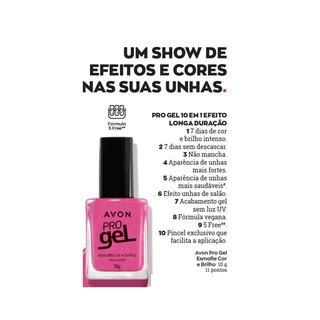 Esmalte Avon Cor E Brilho Pro Gel G Shopee Brasil