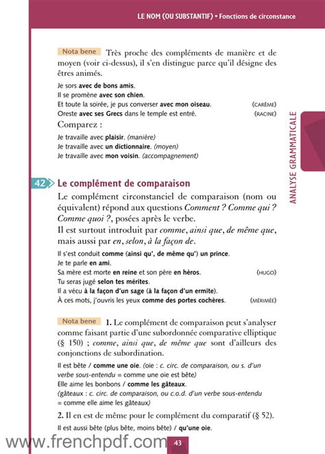 Grammaire Et Analyse Analyse Grammaticale Et Analyse Logique Pdf