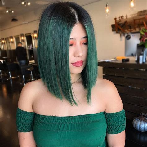 Top Image Black And Green Hair Thptnganamst Edu Vn